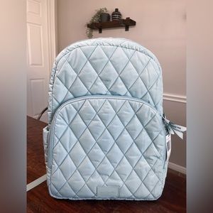 NWT Vera Bradley Ultralight Large Sea Salt Blue Backpack